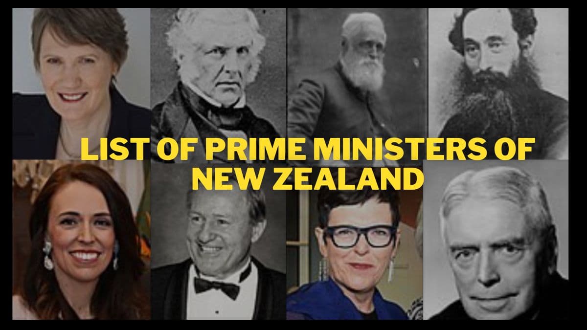 List of Prime Ministers of New Zealand (1856-2023)
