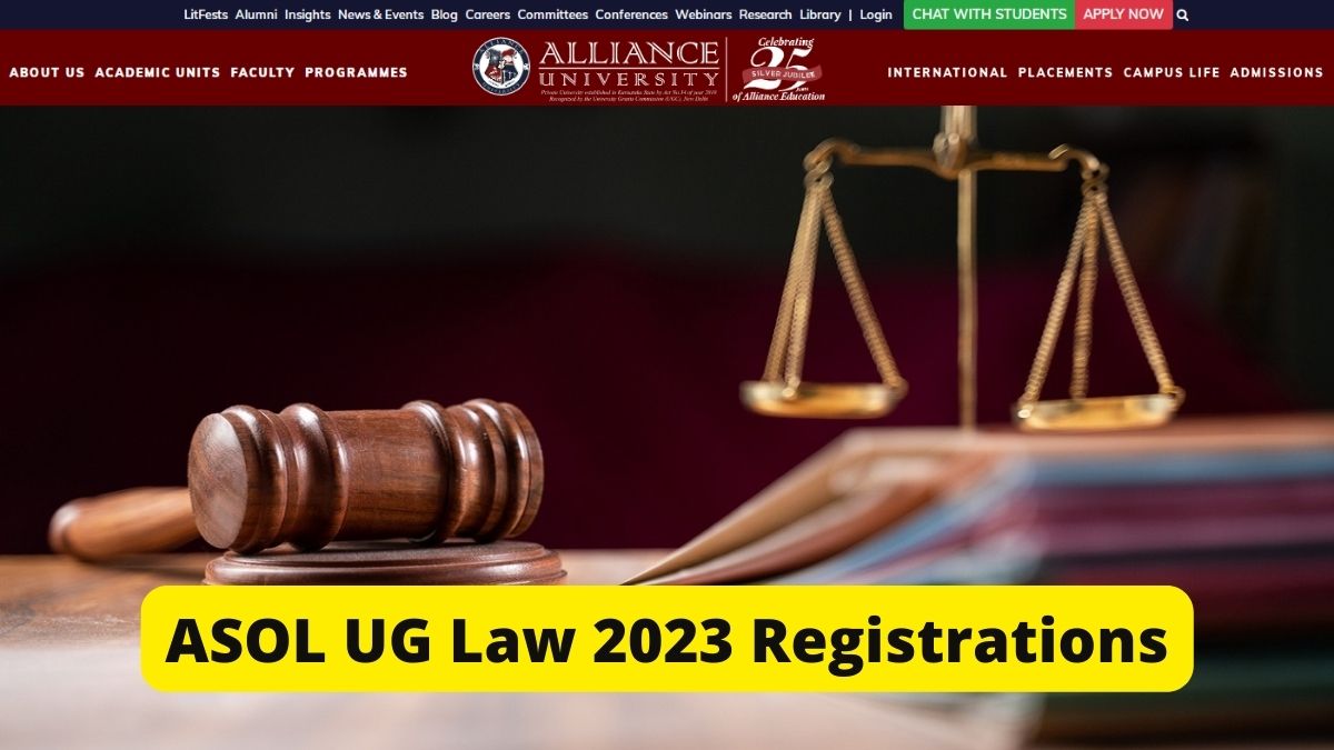 ASOL UG Law 2023 Registrations Commence