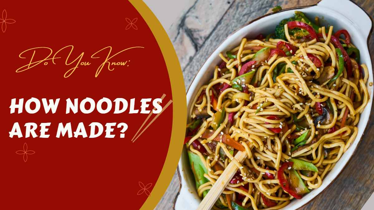 Are You A Fan Of Noodles? Do You Wanna Know How They Are Made? Then You Need To See This Viral Video.