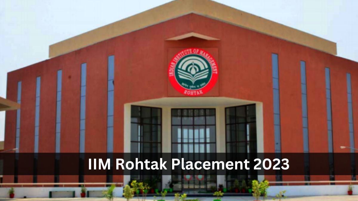 IIM Rohtak Placement 2023 