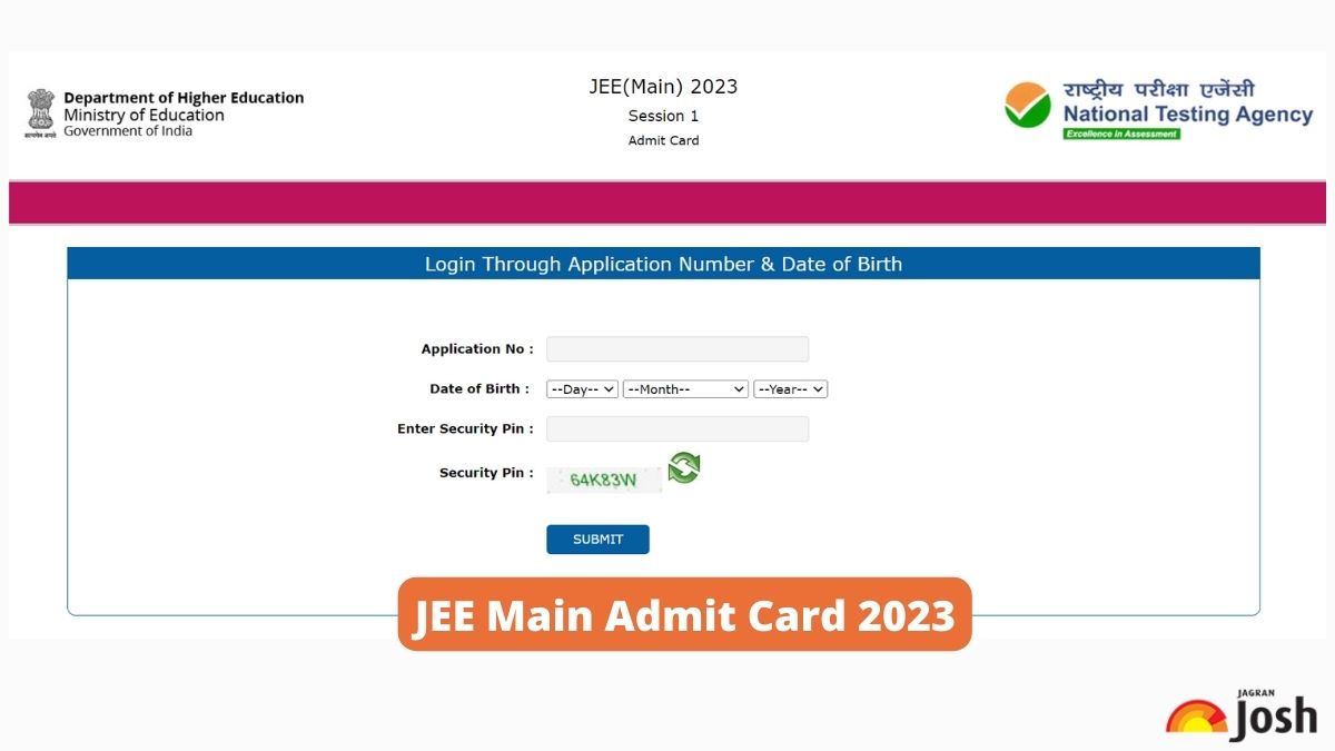  JEE Mains admit card 2023 released, Download JEE Admit Card @jeemain.nta.nic.in
