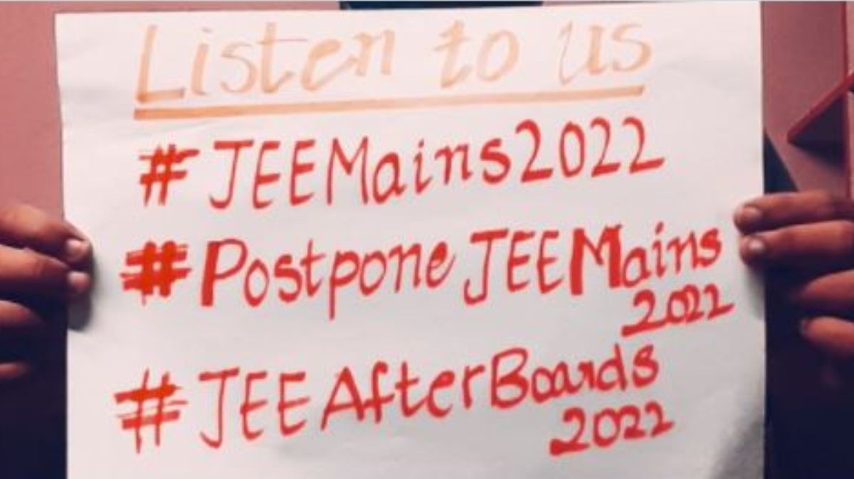 JEE Main Students Demand Postponement of Exam