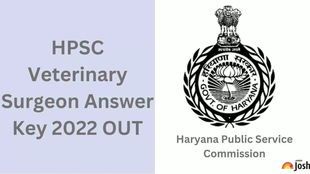 HPSC Veterinary Surgeon Answer Key 2022