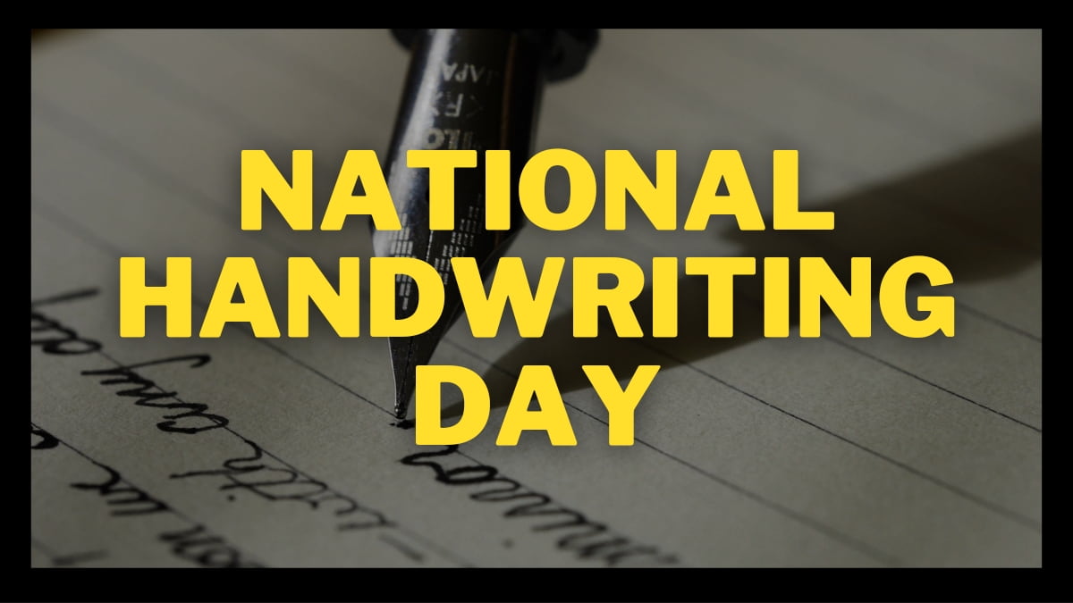 National Handwriting Day 2023: History, Significance, And More