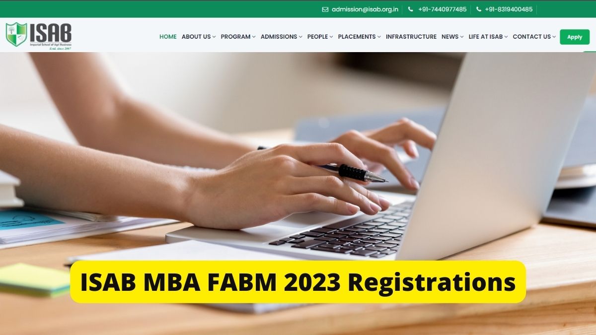 ISAB MBA FABM 2023 Registrations Commence