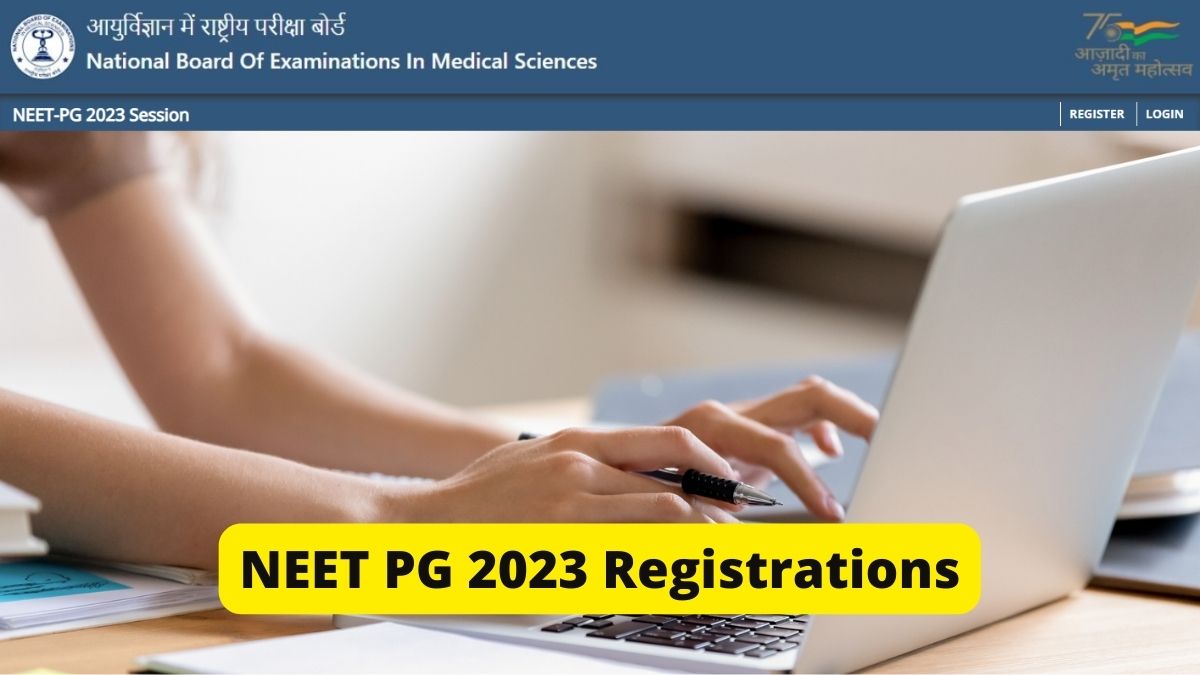 NEET PG 2023 Registrations to End on January 27