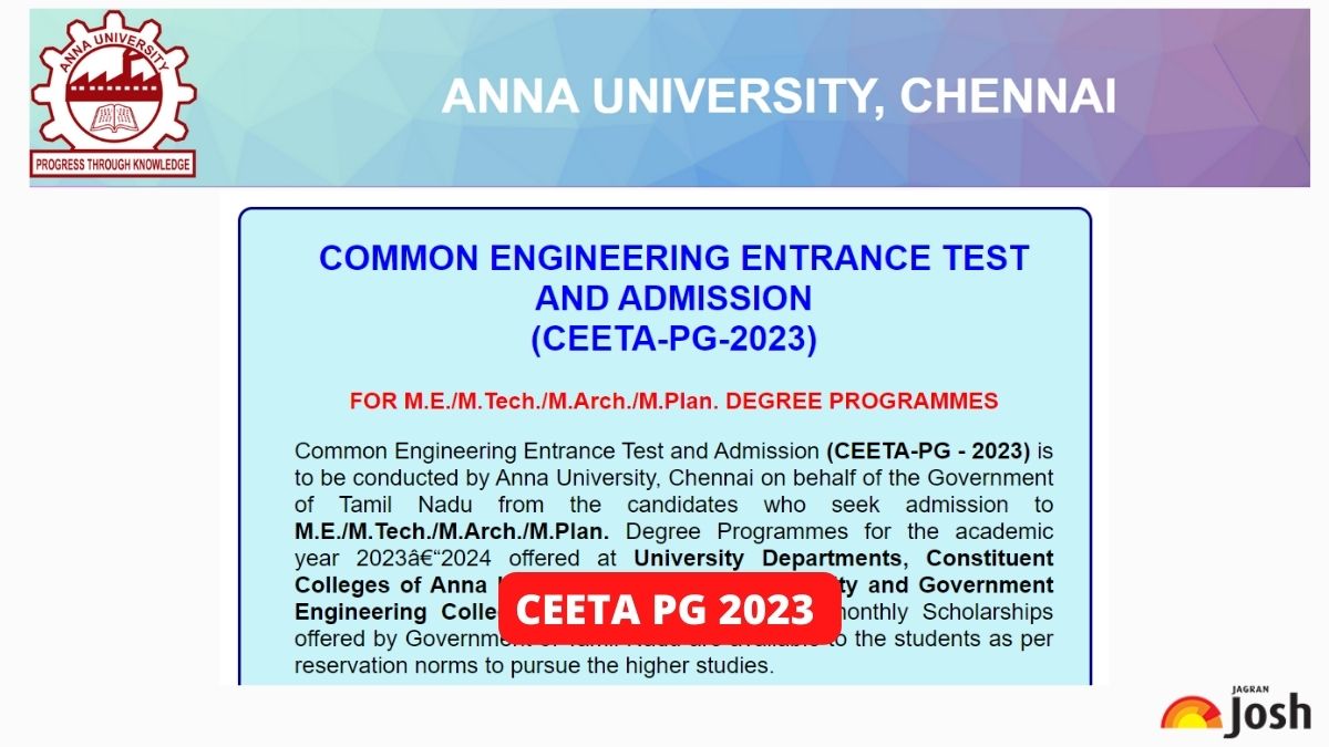 Anna University To Hold Common Engineering Entrance Test for PG Admission