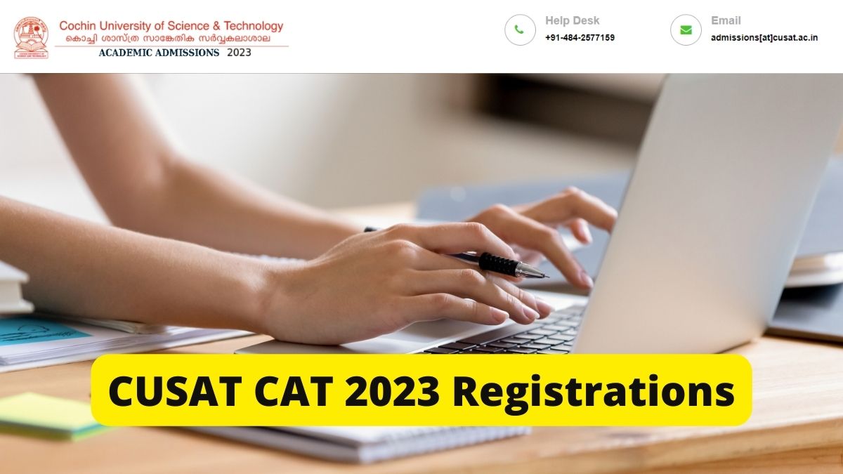 CUSAT CAT 2023: Registrations Commence at admissions.cusat.ac.in, Know ...