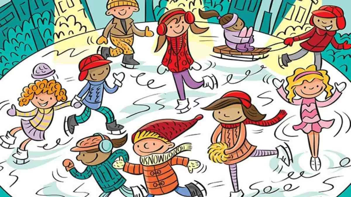 Brain Teaser IQ Test: Can You Spot All Six Words Hidden In This Snowy Picture In 8 Seconds?