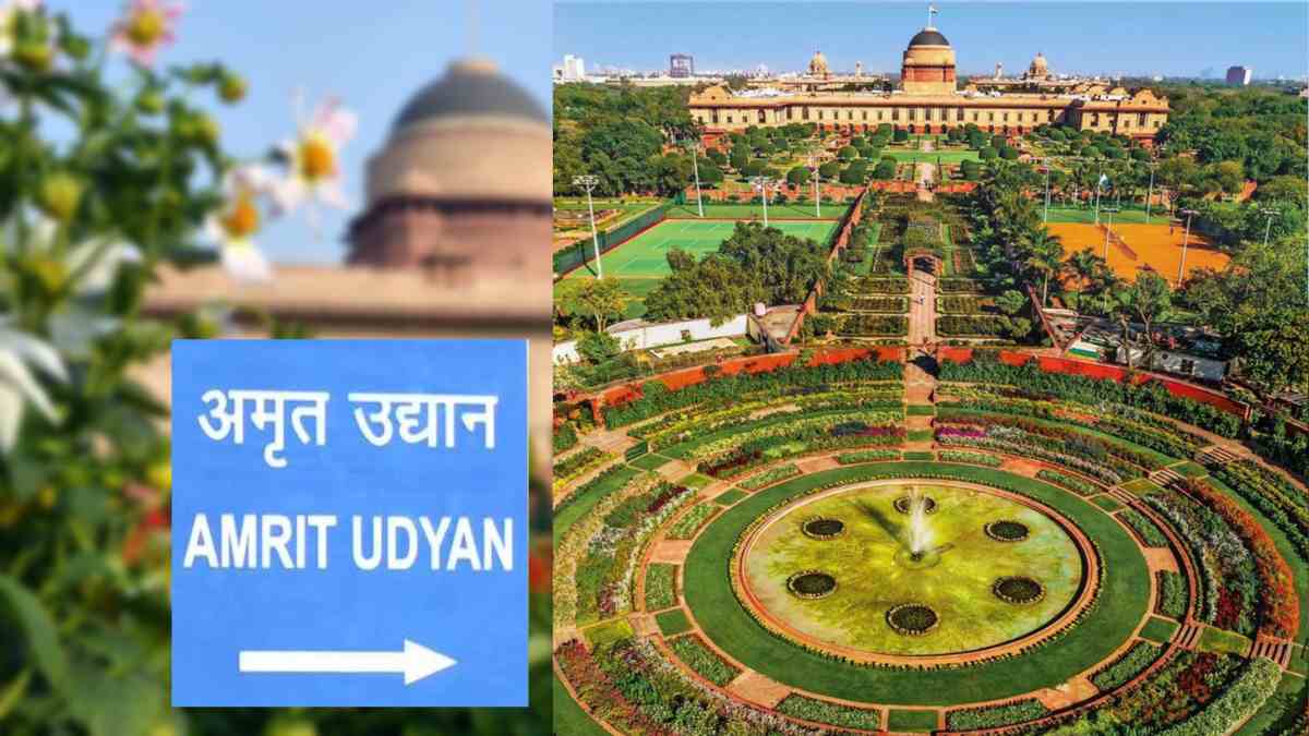What is the Significance of Amrit Udyan, the New Name of Rashtrapati Bhavan’s Mughal Gardens?