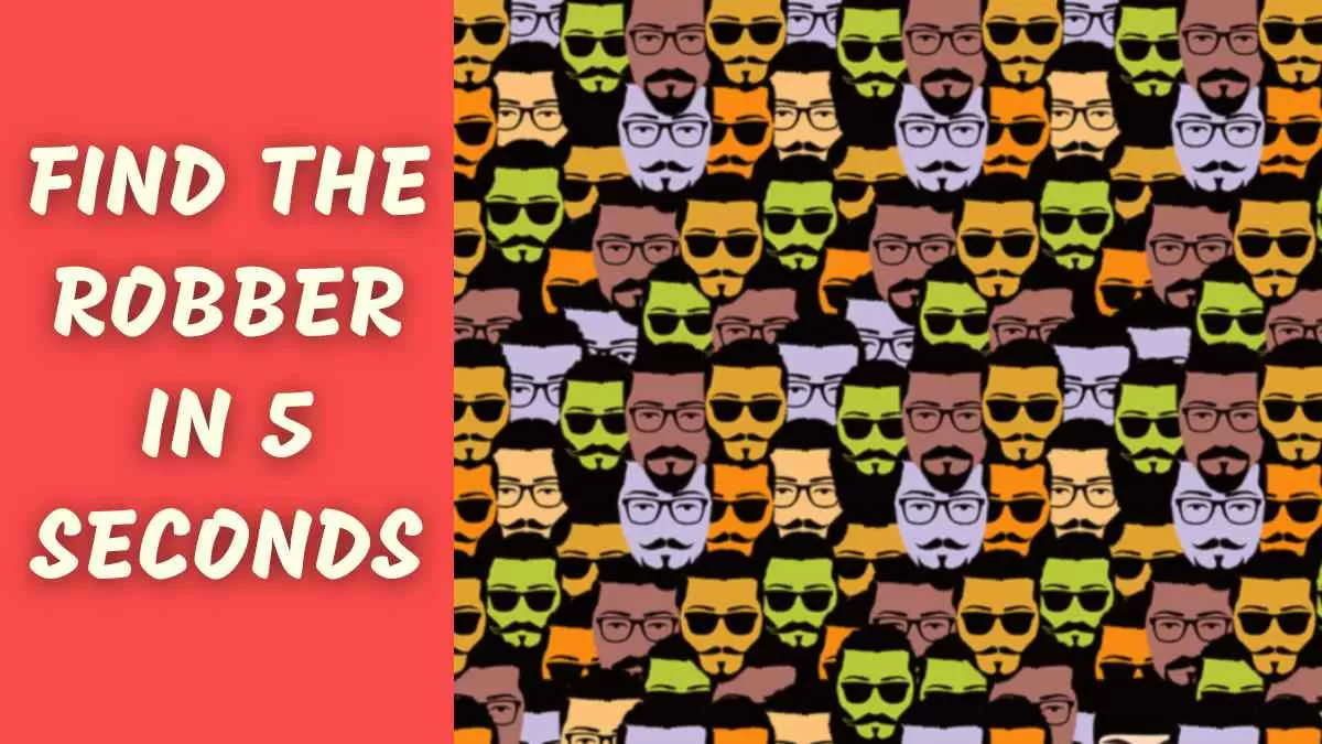 Optical Illusion IQ Challenge: Can You Find the Bank Robber Hidden in the Crowd Within 5 Seconds?