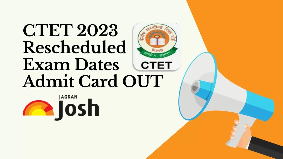 Cbse Ctet Rescheduled Exam Dates Admit Card Out Ctet Nic In