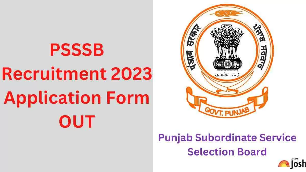 PSSSB Recruitment 2023