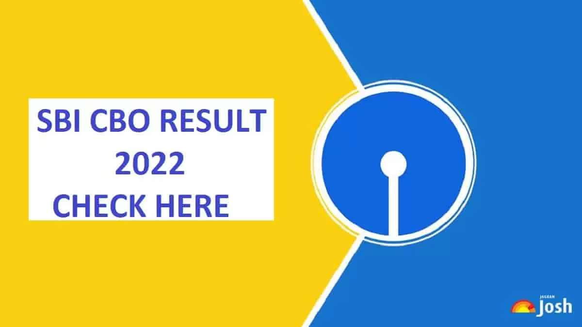 SBI CBO Result 2022