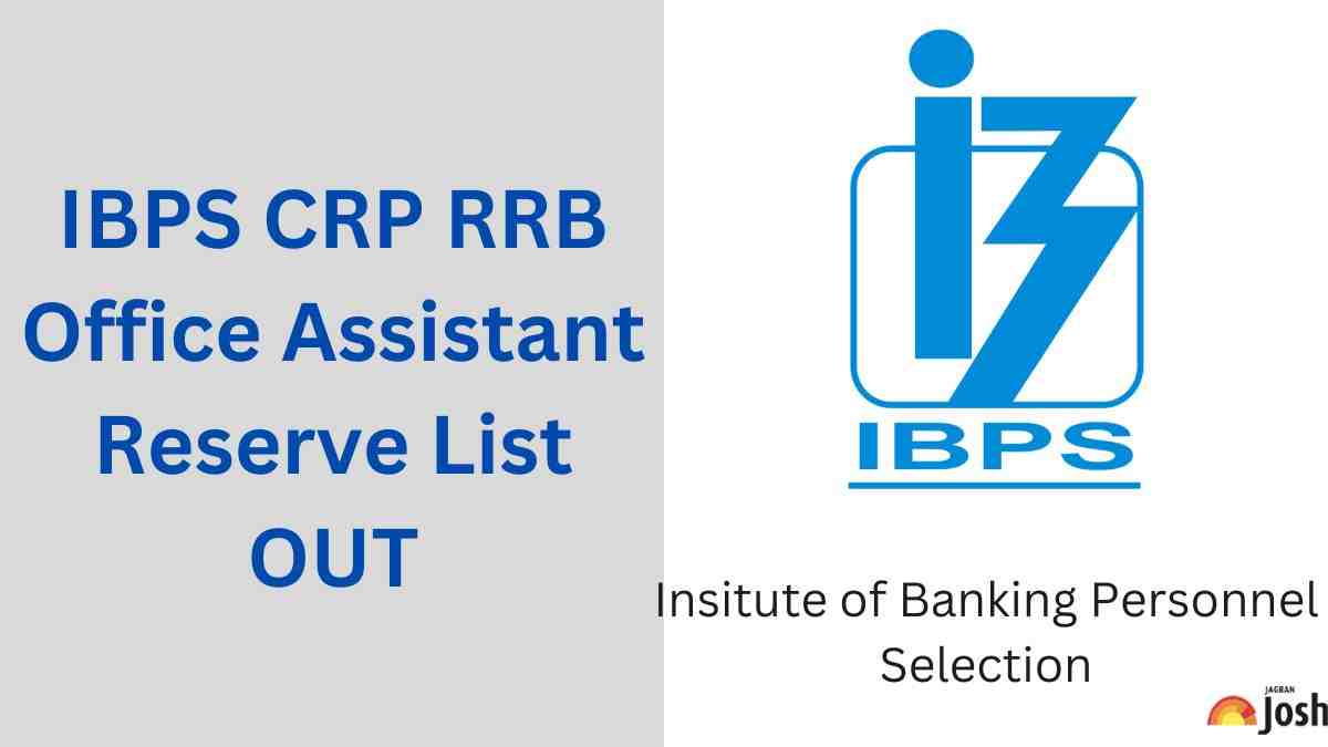 IBPS RRB Office Assistant Reserve List 2023