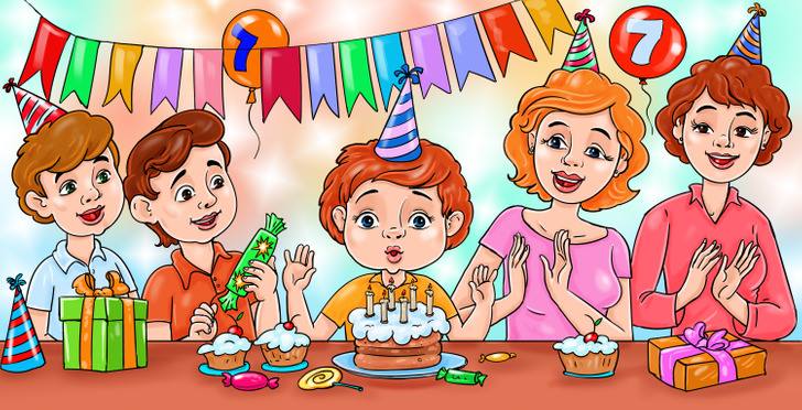 birthday party pictures cartoon