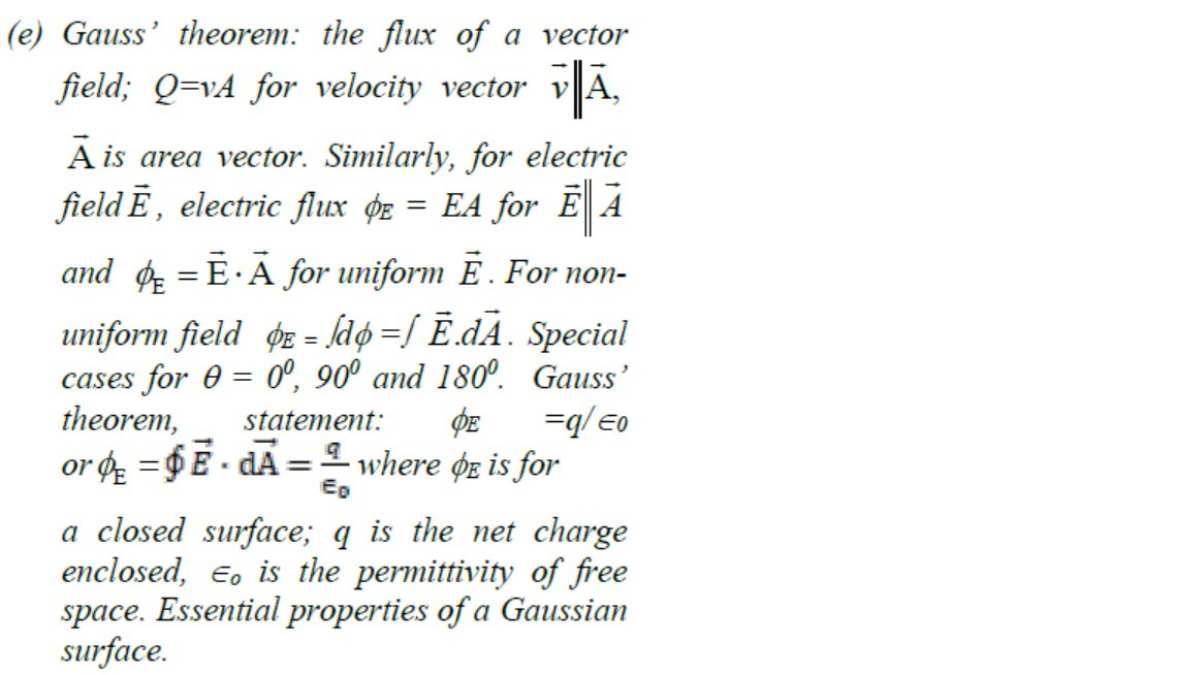 Gaussian theory