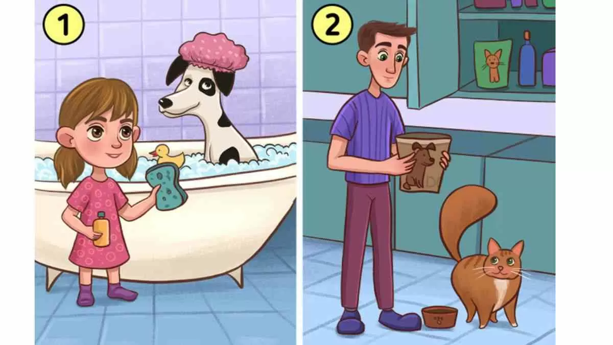 Find who is not smart in the image?