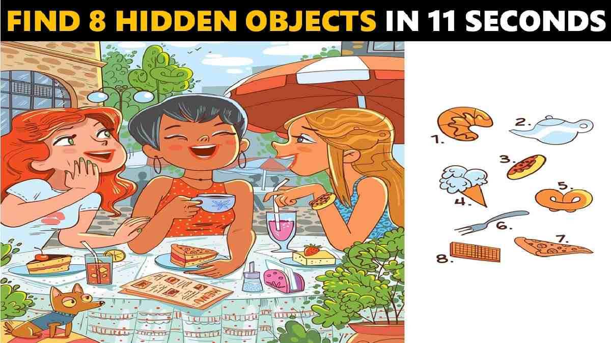 Picture Puzzle: Super Brain Test! Find 8 Hidden Objects In The Picture In 11 Seconds, Picture Credits: Ukrainian artist Lyudmyla Kharlamova