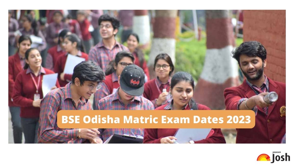 BSE Odisha Matric Exam Dates 2023
