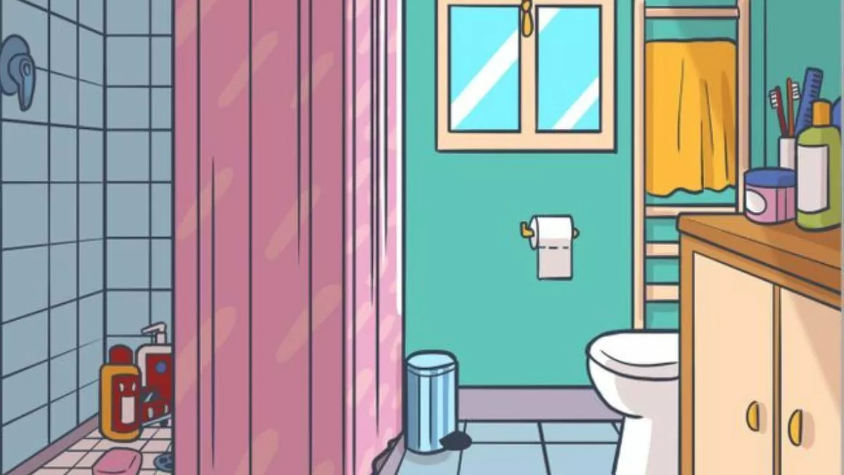 Optical Illusion For Testing Your Iq Only 5 Can Spot A Toy Car Inside The Bathroom In 7 Secs 