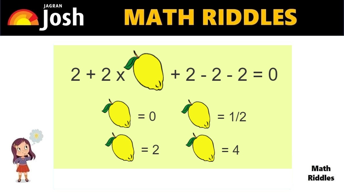 Math Riddles With Answers: Can You Find The Value Of Lemon In 20 Seconds?