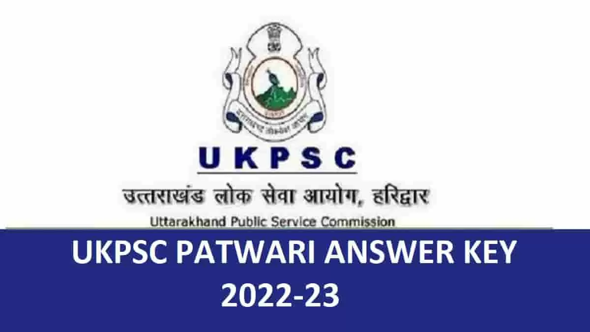 UKPSC Patwari Answer Key 2022 - 2023: Release Date, Download PDF Link ...