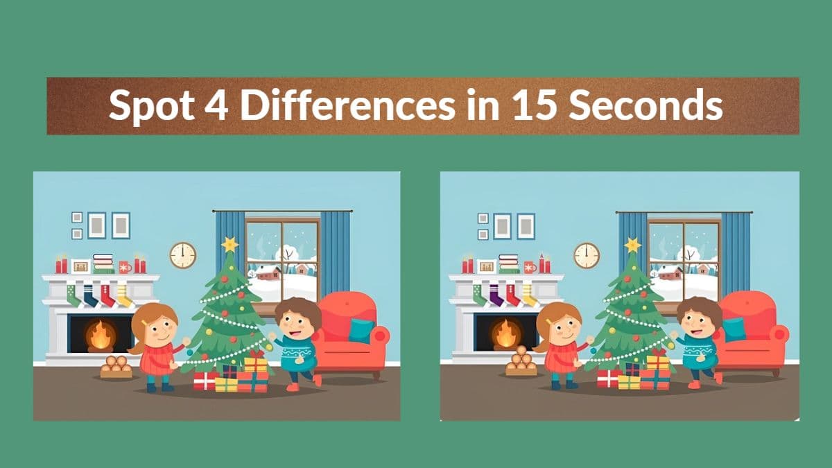 Spot 4 Differences in 15 Seconds