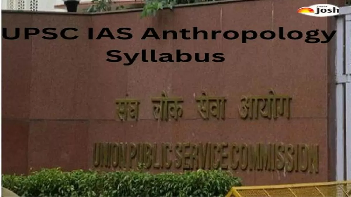 UPSC CSE Anthropology Syllabus