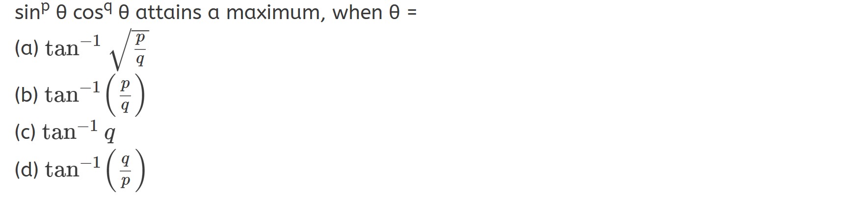 application of derivatives question 9