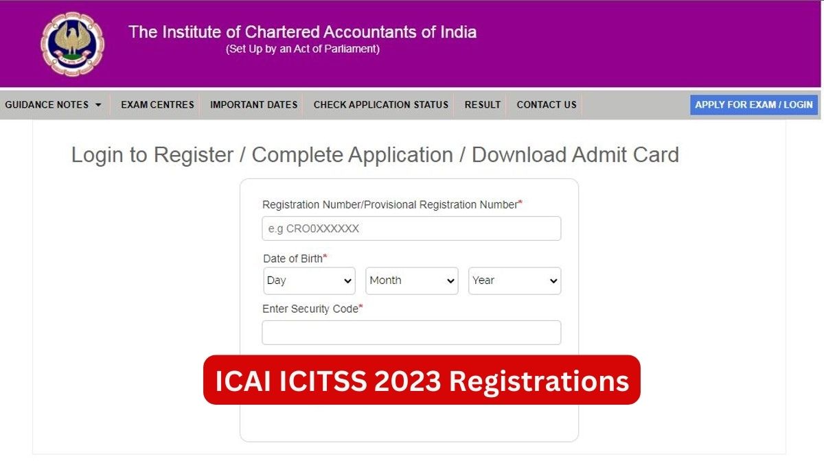 ICAI ICITSS 2023 Registrations End Today, Check Steps to Register Here ...