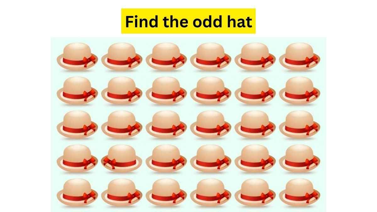  Pinpoint the odd hat hidden in the headgear carnival within 9 seconds. Try Your Luck!