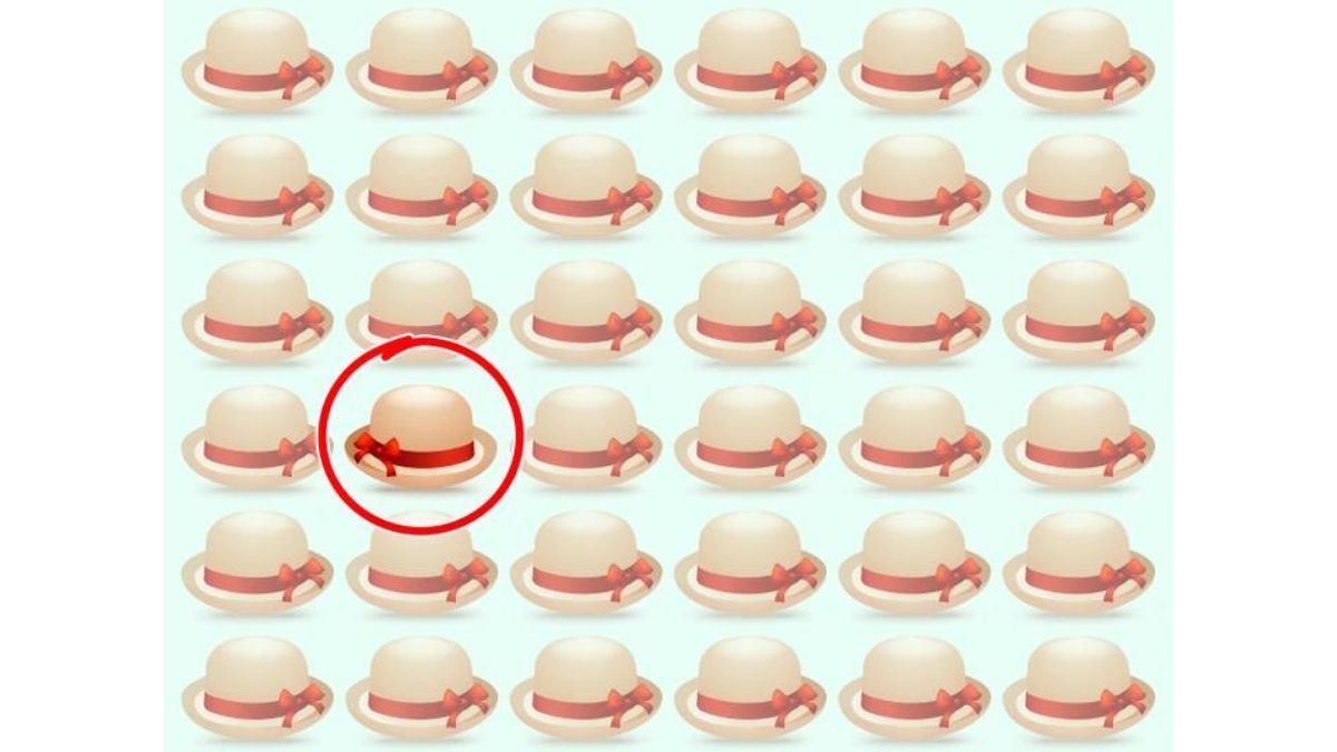 the odd hat is dhere