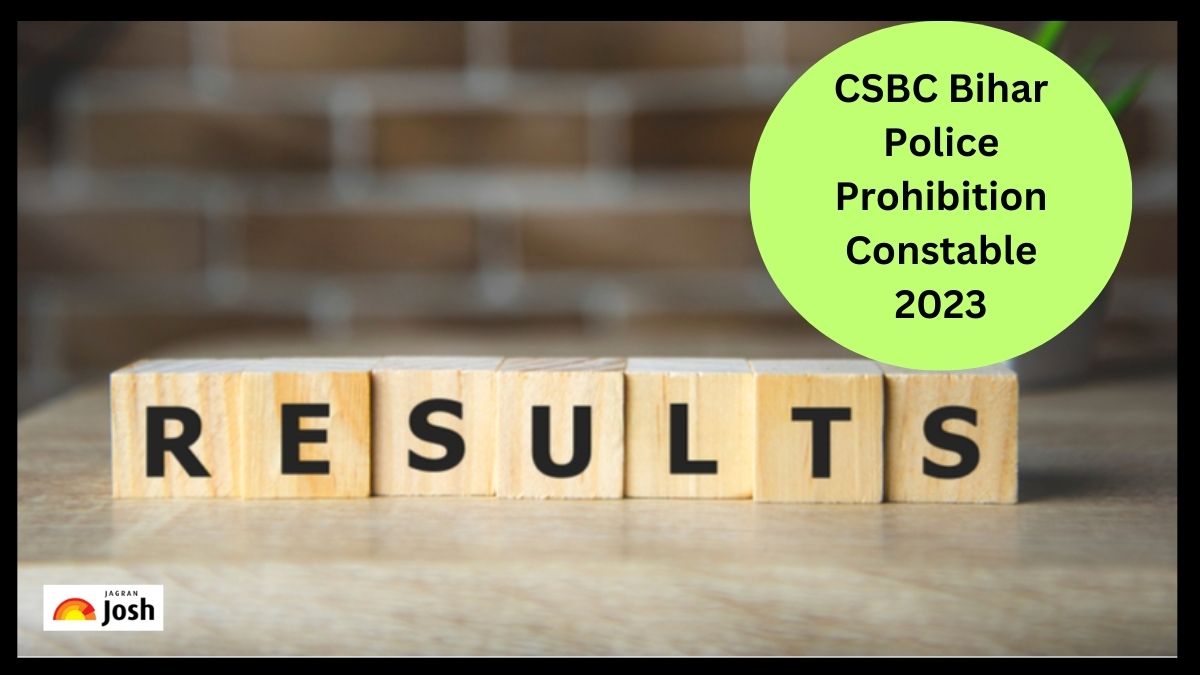 CSBC Prohibition Constable Result 2023 Out: प्रोहिबिशन कांस्टेबल परीक्षा का रिजल्ट csbc.bih.nic.in पर घोषित, इस लिंक से डाउनलोड करें पीडीएफ