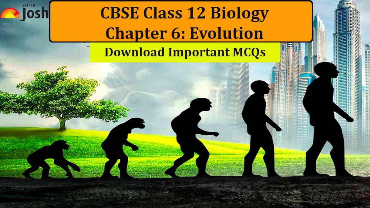 Download MCQs PDF for CBSE Class 12 Biology Chapter 6 Evolution