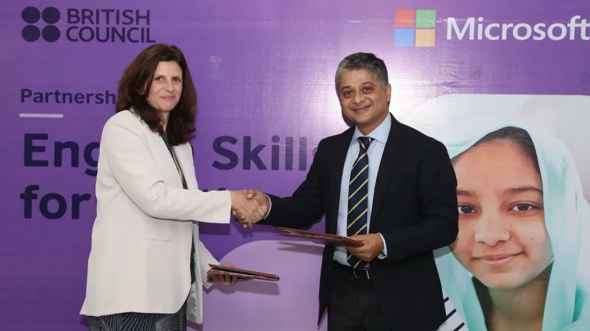 Microsoft and the British Council develop 'English Skills for Youth' project to train 400,000 Indian youth                                                                     