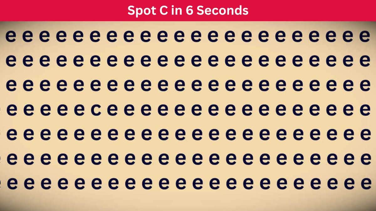 Only legends can spot ‘c’ in 6 seconds!