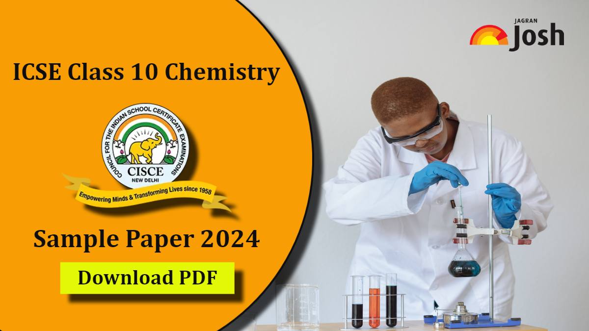 Download Chemistry Specimen Paper for Class 10 ICSE Board Exam