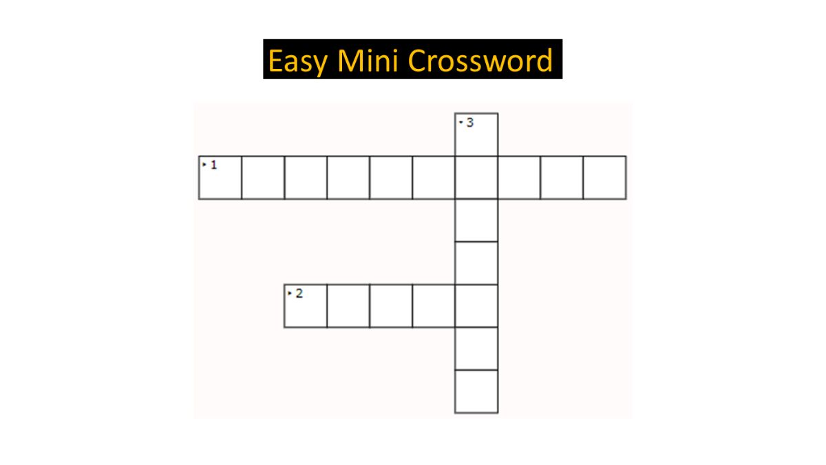 Mini Crossword with Answers: July 11, 2023 