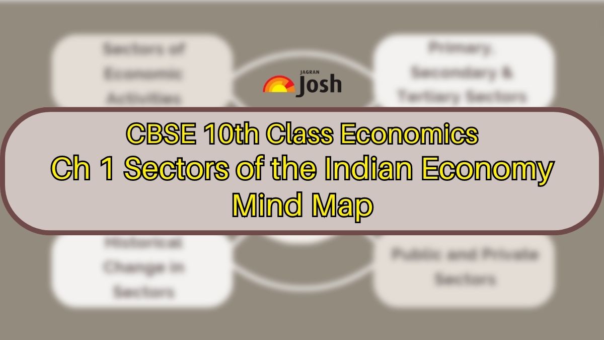 CBSE Sectors of the Indian Economy Class 10 Mind Map for Chapter 2 of Social Science Economics, Download PDF - Vimarsana News