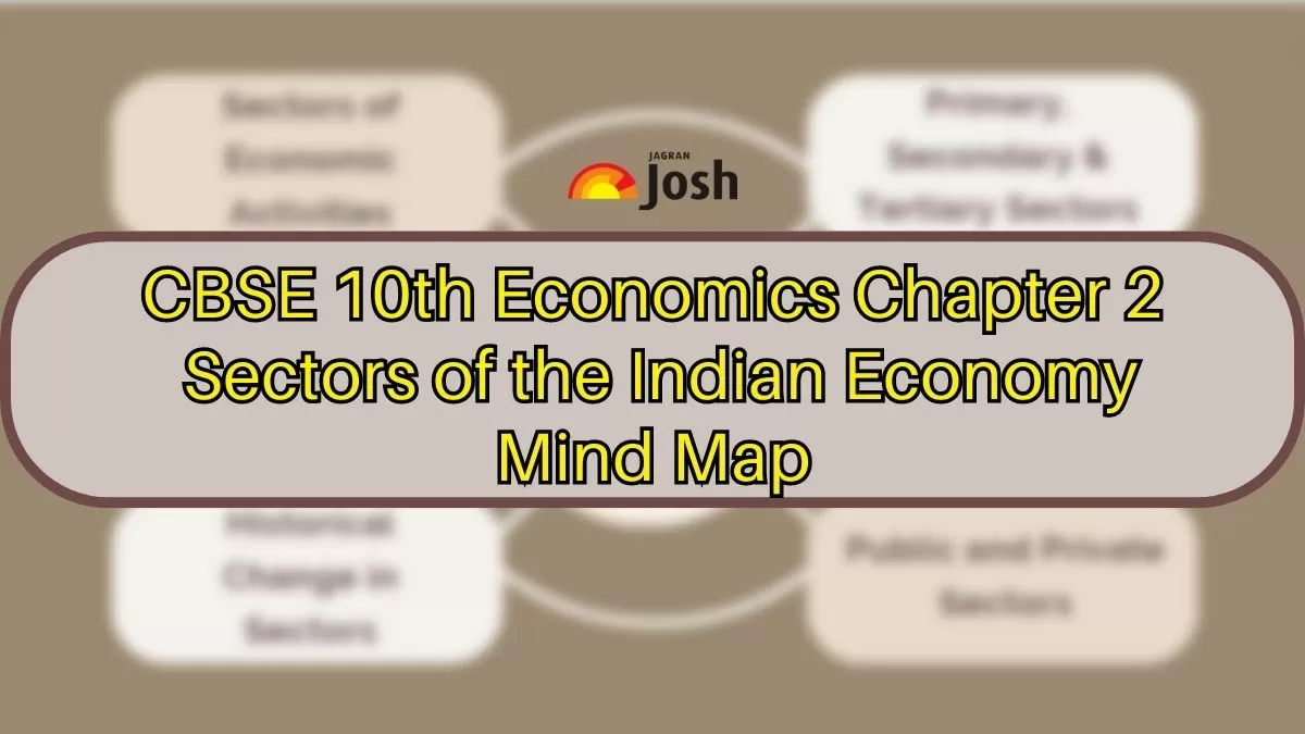 CBSE Sectors Of The Indian Economy Class 10 Mind Map For Chapter 2 Of ...