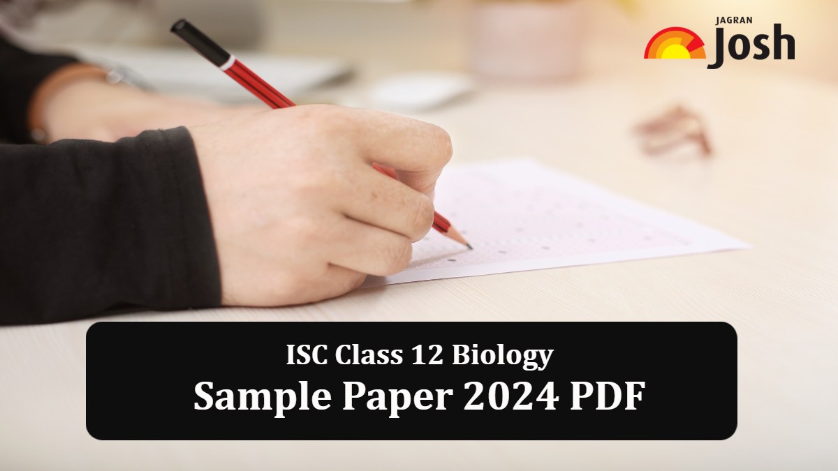 Download Biology Specimen Paper for Class 12 ISC Board Exam