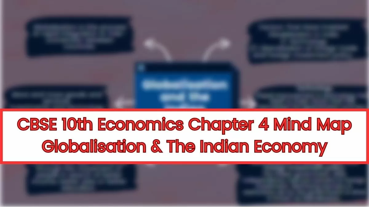Download PDF for CBSE Class 10 Social Science Chapter 4 Globalisation and The Indian Economy Mind Map