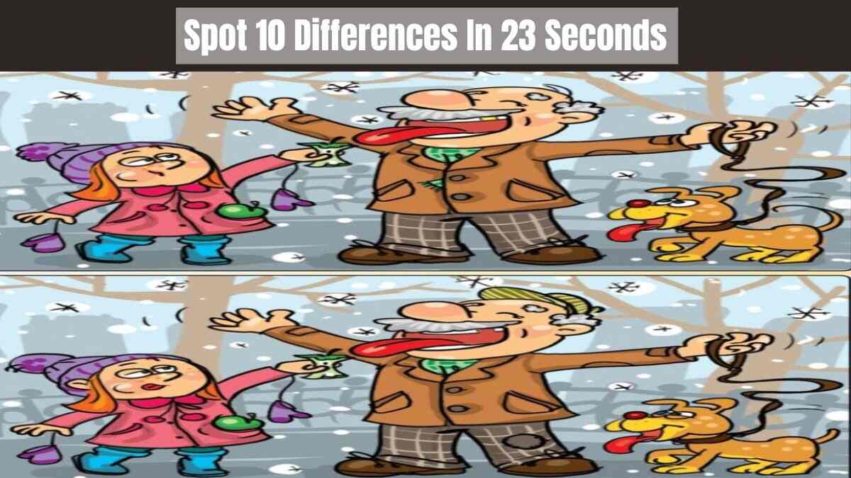 Spot The Difference: Is Your Concentration As Good As a Cheetah?