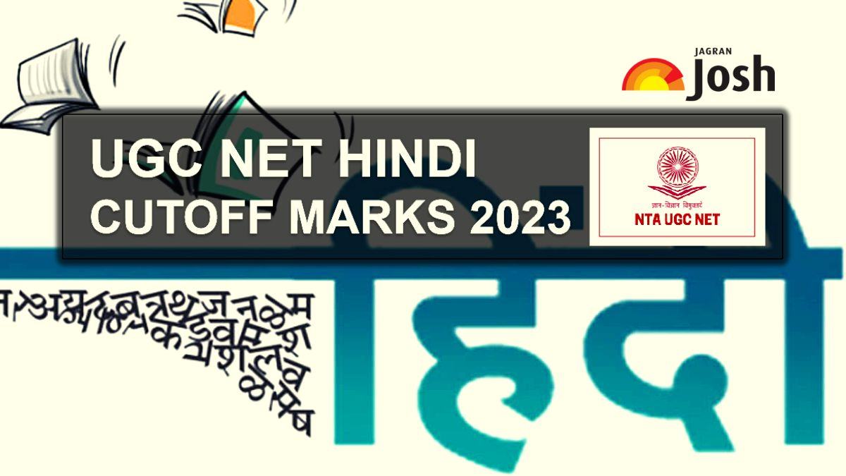 UGC NET Hindi Official Cutoff Marks 2023 PDF Download