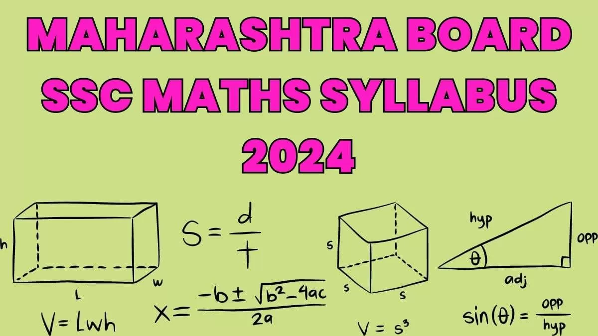 Maharashtra Board SSC Mathematics Syllabus 