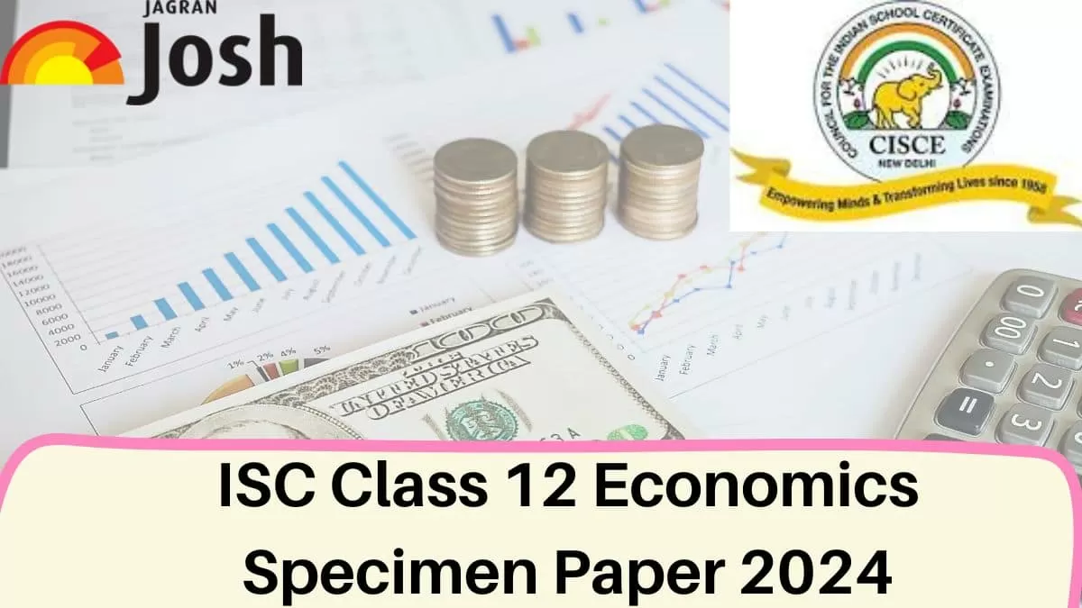 Download Economics Specimen Paper for Class 12 ISC Board Exam