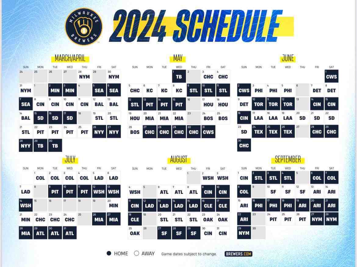 MLB Schedule 2024 