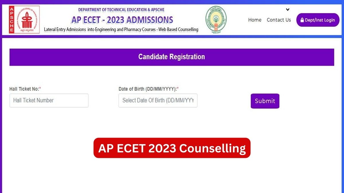 AP ECET 2023 Counselling Registration Starts, Check Fees, Schedule ...