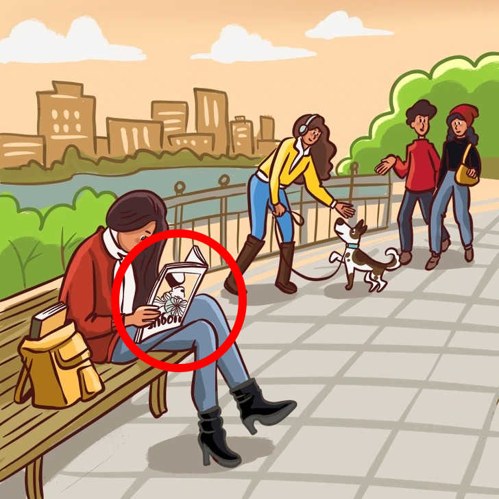 find the mistake in the park picture solved